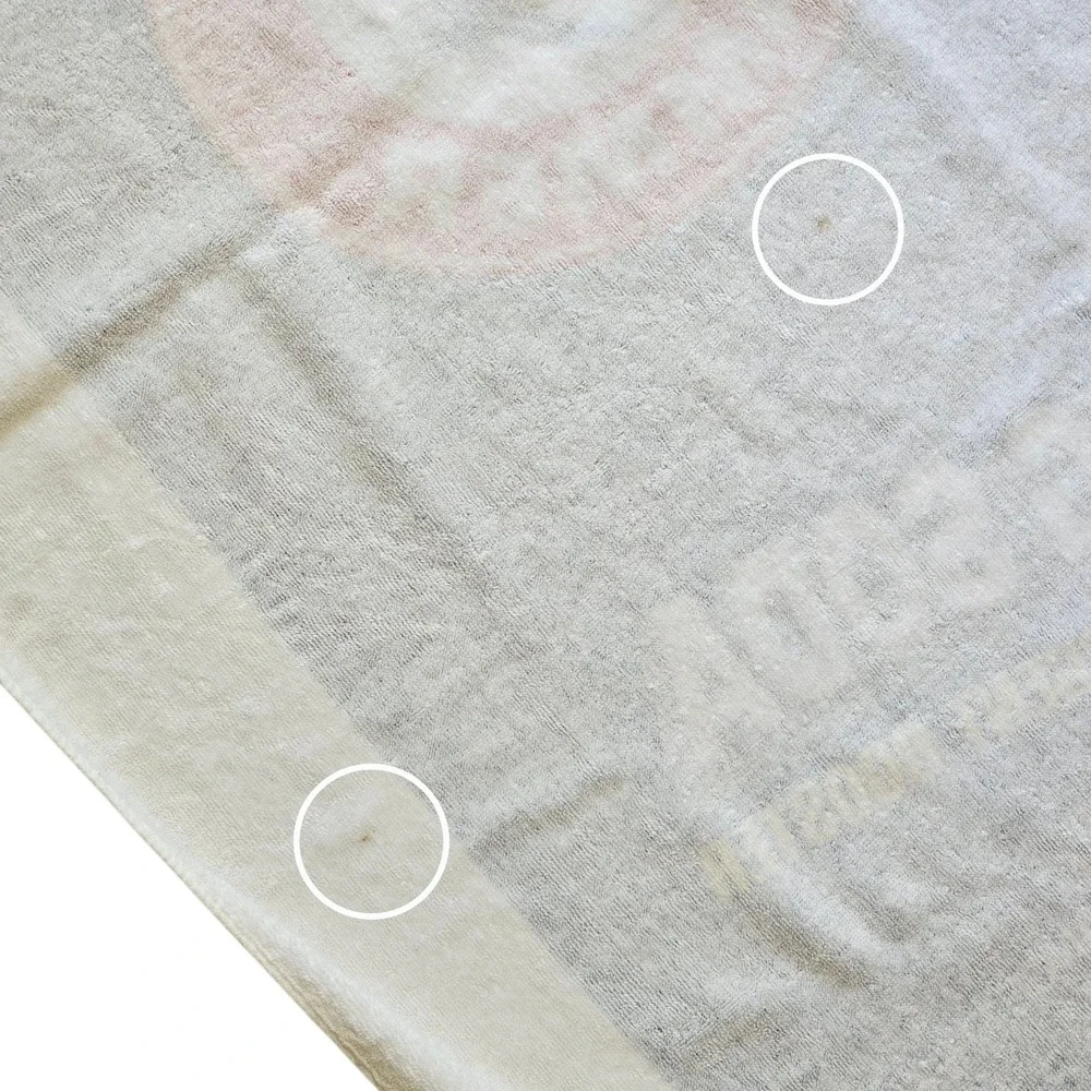 Vintage Arm & Hammer Beach Towel Advertising Super Washing Soda 34.5x60